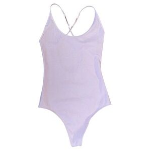 Babaton stretch spaghetti strap bodysuit with open back XXS excellent condition